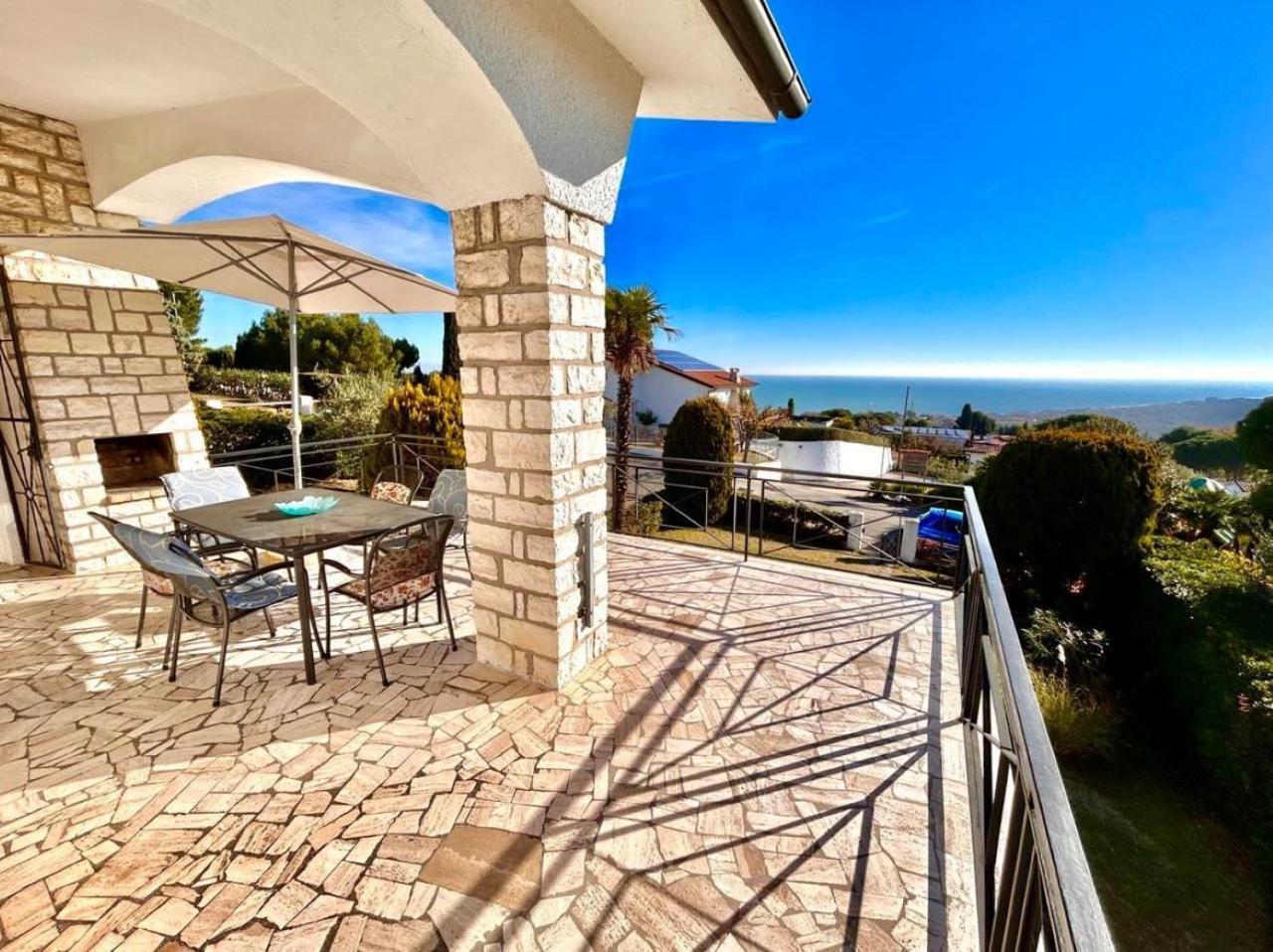 Villa Edith - Stupenda Villa Con Terrazzo Vista Mare E Spiaggia Inclusa Numana Buitenkant foto
